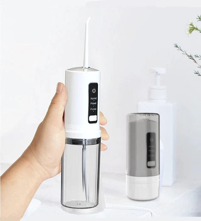 Portable High-Pressure Electric Water Flosser - Ultrasonic Dental Irrigator & Cleaner